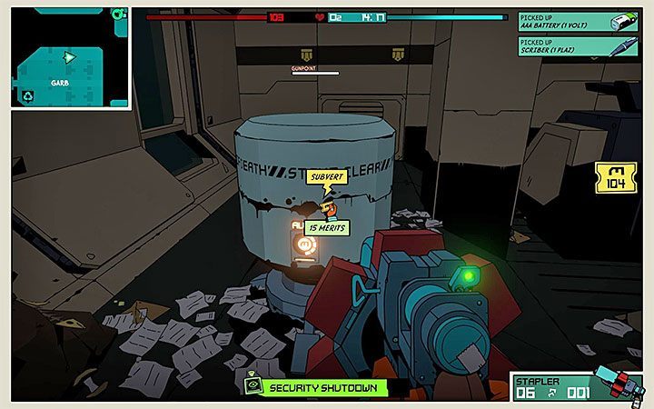 A Gunpoint from Void Bastards